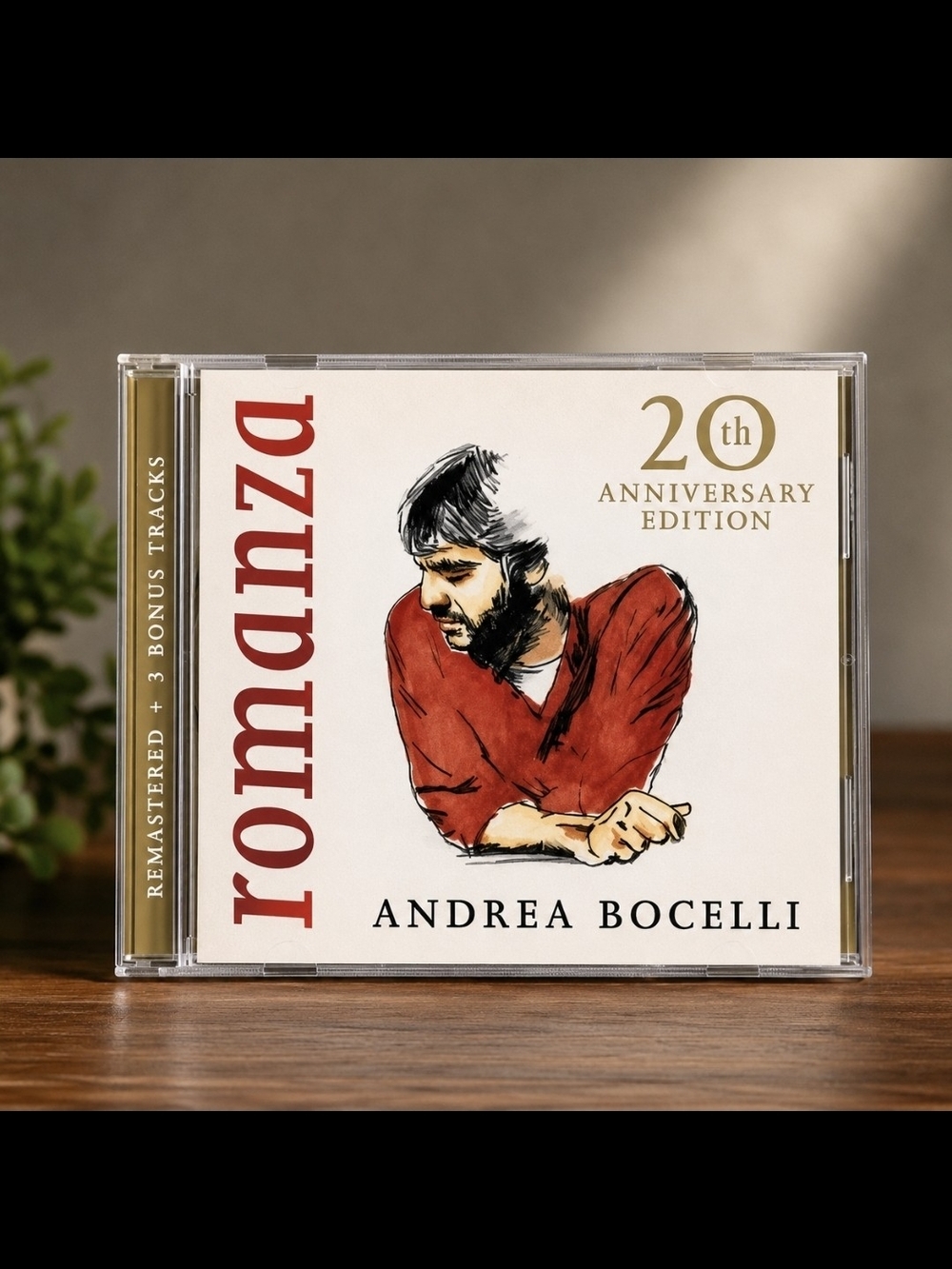 Andrea Bocelli – Romanza 20th Anniversary Edition CD | Remastered + 3 Bonus Trac